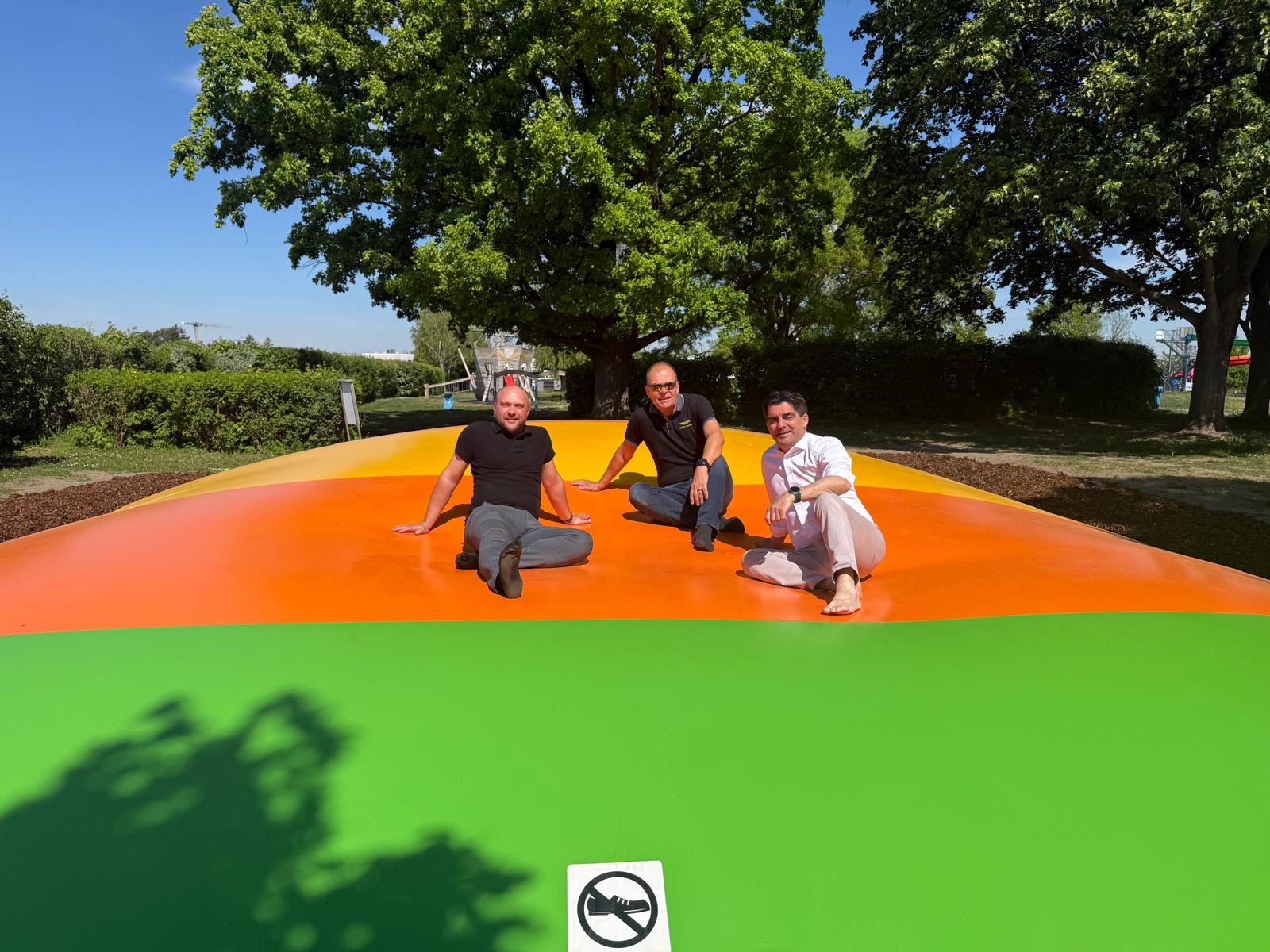 Neuer Hüpfpolster